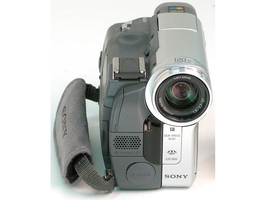 Sony DCR-TRV33 Mini DV digital camcorder at Crutchfield