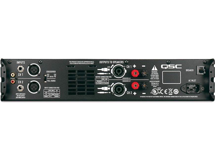 QSC GX7 GX Series power amplifier — 725W x 2 at 8 ohms (non