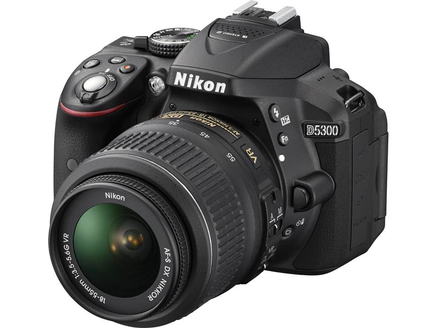 Nikon D5300 Two Zoom Lens Bundle 24-megapixel DSLR with 18-55mm