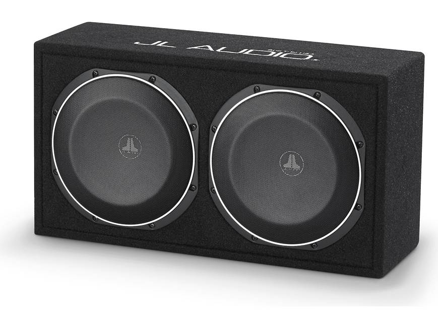 JL Audio CS210LG-TW1 PowerWedge™ sealed enclosure with two 10