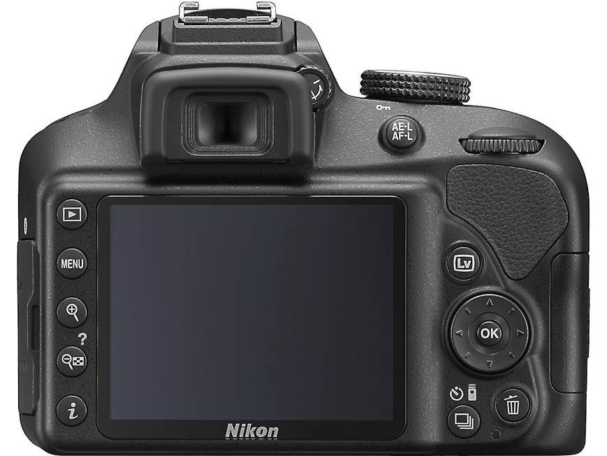 Nikon D3400 Two Lens Kit (Black) 24.2-megapixel digital SLR camera