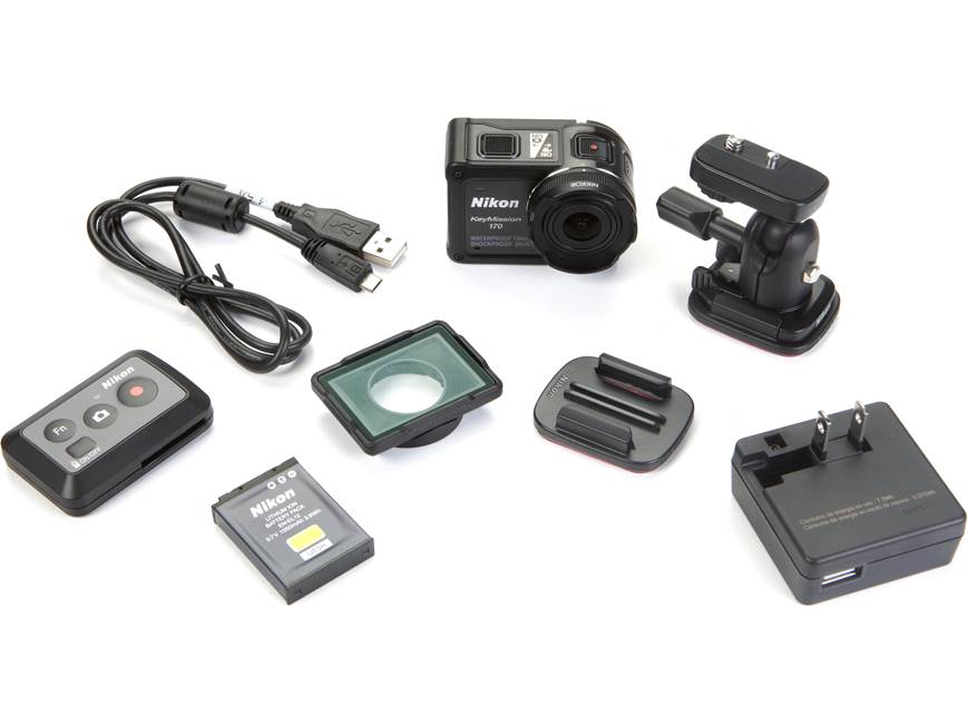 Nikon KeyMission 170 4K Ultra HD action cam with Wi-Fi® at Crutchfield