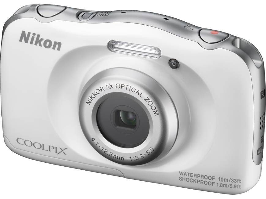 Nikon Coolpix W100 (White) 13.2-megapixel waterproof/shockproof