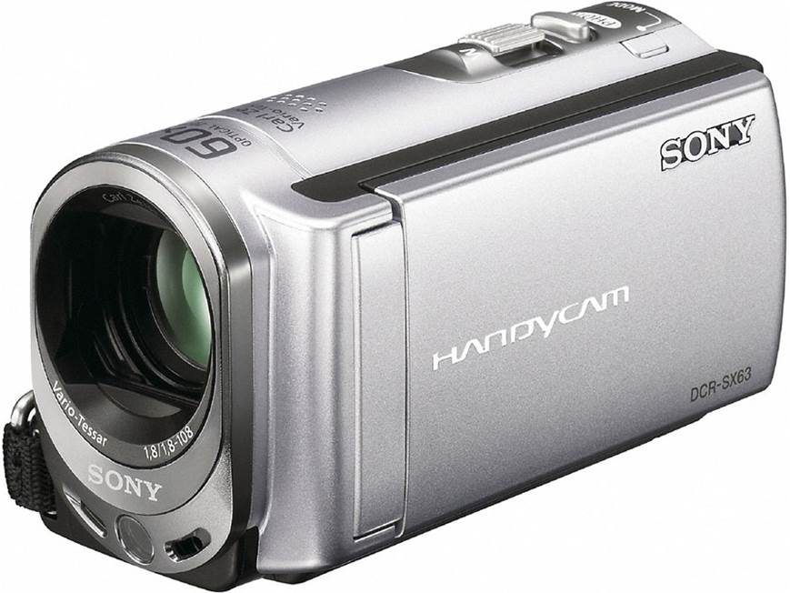 Sony DCR-SX63 Handycam® Standard-definition 16GB flash memory