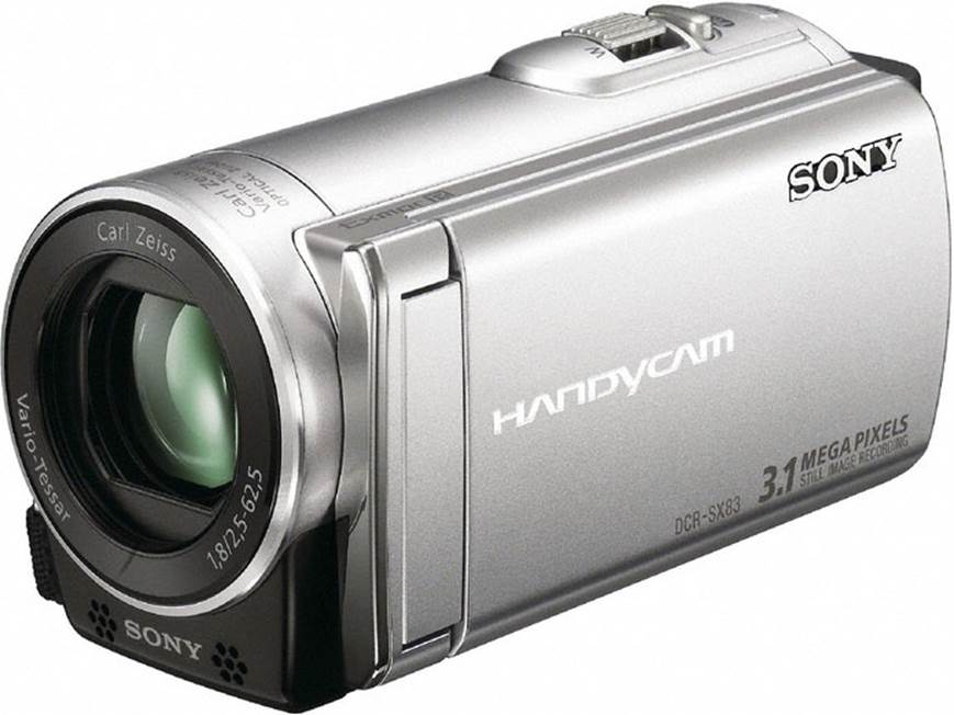 Sony DCR-SX83 Handycam® Standard-definition camcorder with