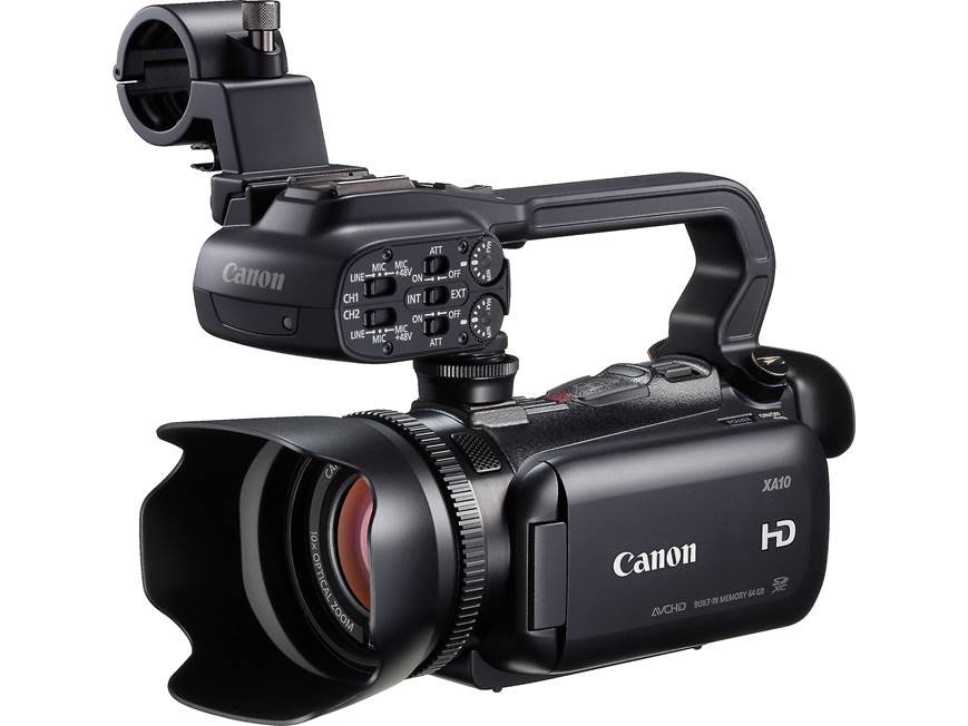 Canon XA10 Professional HD camcorder at Crutchfield