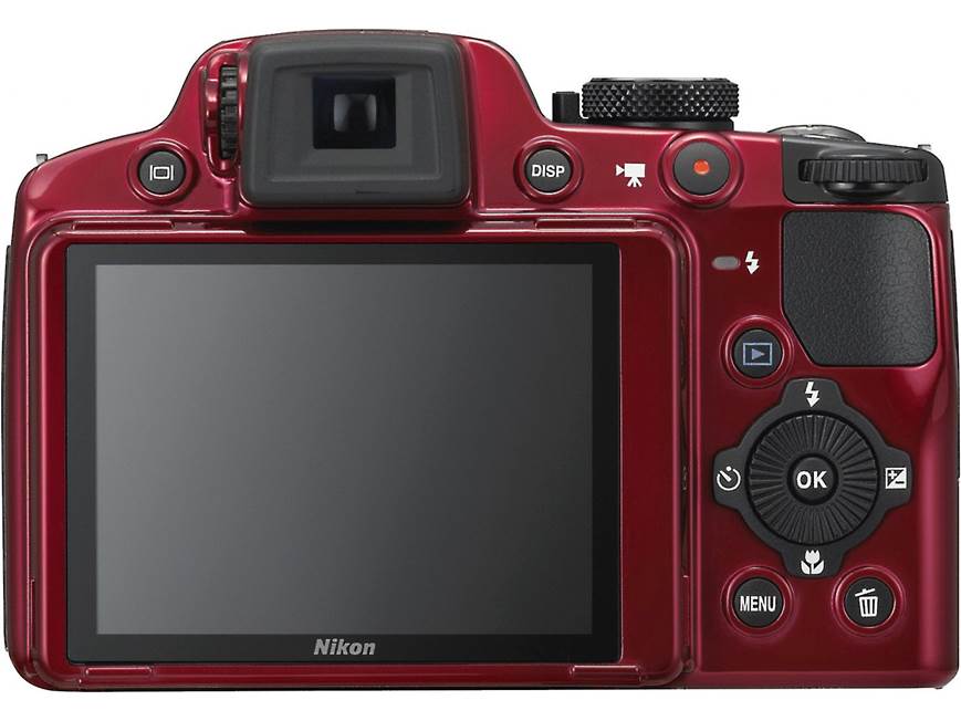 Nikon Coolpix P510 (Red) 16.1-megapixel digital camera with 42X