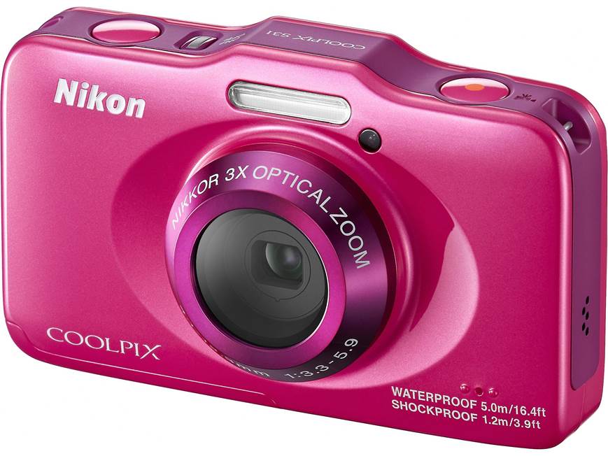 Nikon Coolpix S31 (Pink) 10.1-megapixel waterproof digital camera