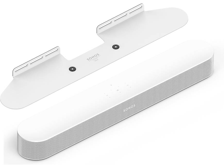Sonos Beam (Gen 2) + Wall Mount Kit (White) Powered sound bar