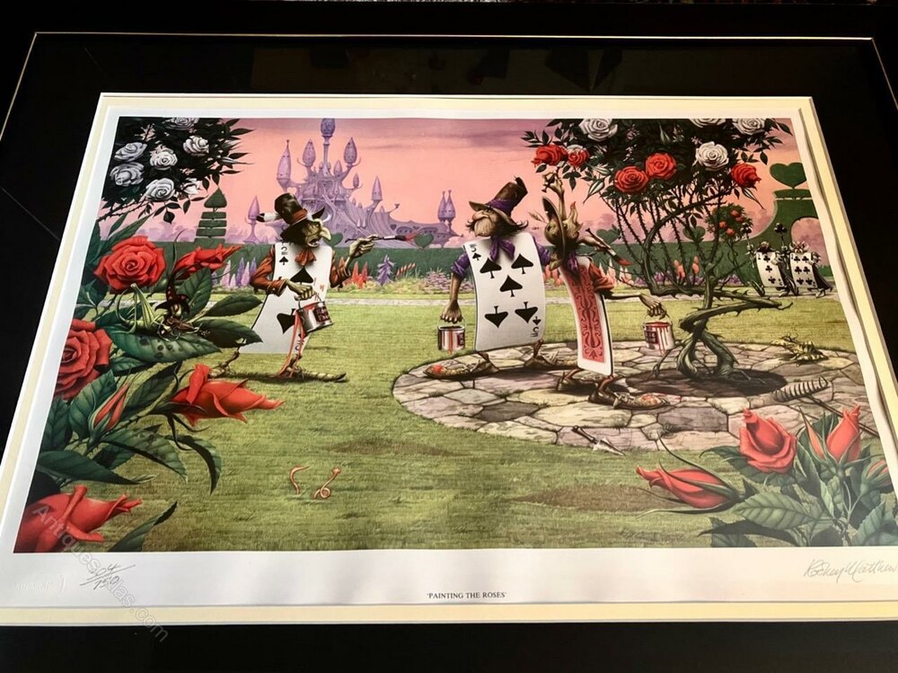 Antiques Atlas - Rodney Matthews Alice In Wonderland Framed Prints