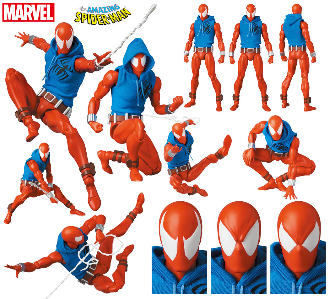 悲劇のヒーロー、スカーレット・スパイダーがMAFEXに！ マスクの違いも