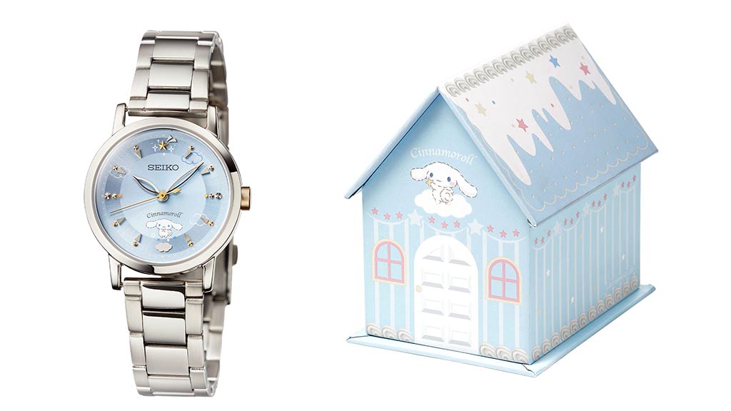 シナモロールがいつも一緒！ セイコー製のさりげなく使える腕時計