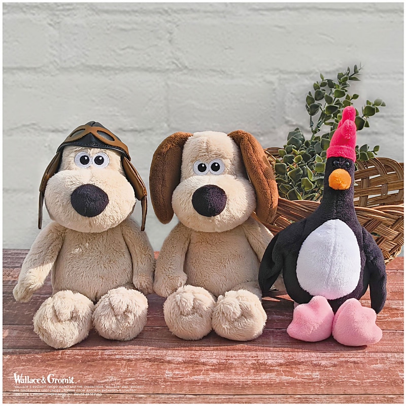 ウォレスとグルミット】お誕生日に登場のぬいぐるみがかわいい