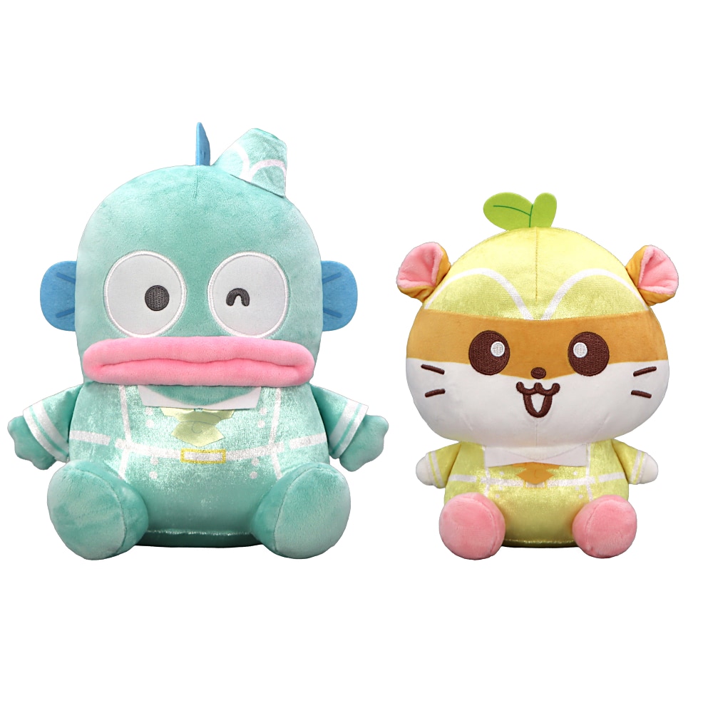 ハンギョドンとコロコロクリリンがCA姿のBIGぬいぐるみに