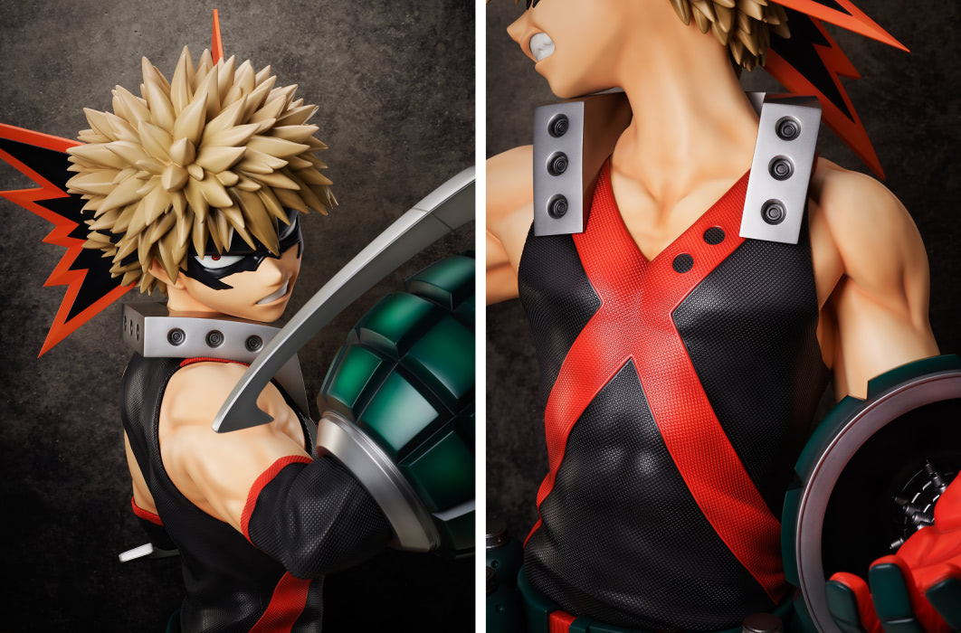 全高100cm！『ヒロアカ』爆豪勝己の1/1胸像フィギュア