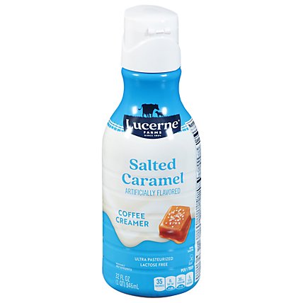 Lucerne Coffee Creamer Salted Caramel Mocha Lactose Free - 32 Fl