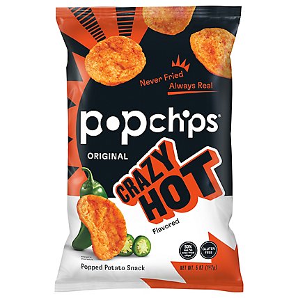popchips Popped Chip Snack Crazy Hot - 5 Oz - safeway