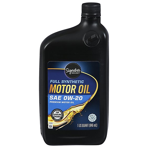 Signature SELECT Motor Oil Full Synthetic Sae 0w-20 - 1 QT - tomthumb