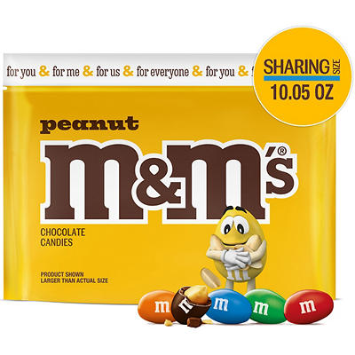 M&M'S Peanut Milk Chocolate Candy Sharing Size - 3.27 Oz