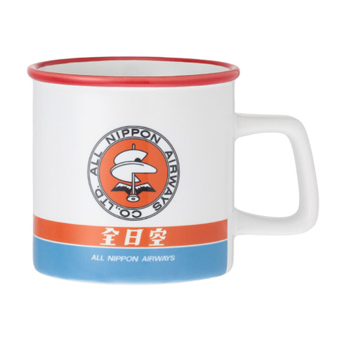 ANAオリジナル＞レトロモチーフ マグカップ（航空券発売所看板デザイン