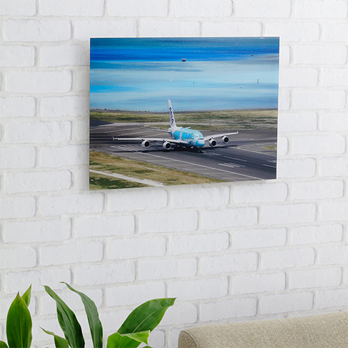 ANAオリジナル＞LUKE H.OZAWA撮影アクリルフォトパネル A380 FLYING