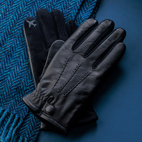 ANA FINDS＞香川手袋 羊革メンズグローブ（タッチパネル対応） | ANA