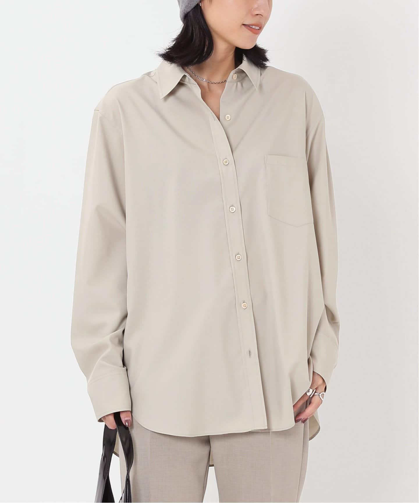 Peer シャツ（シャツ／ブラウス）｜AP STUDIO（エーピーストゥディオ