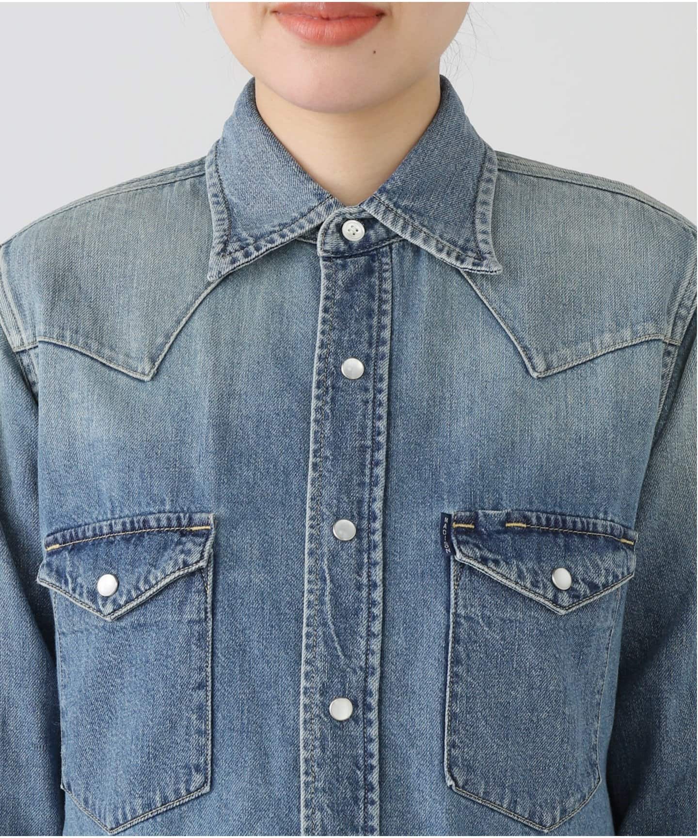 MADISONBLUE/マディソンブルー WESTERN SHIRTS デニムシャツ MB244