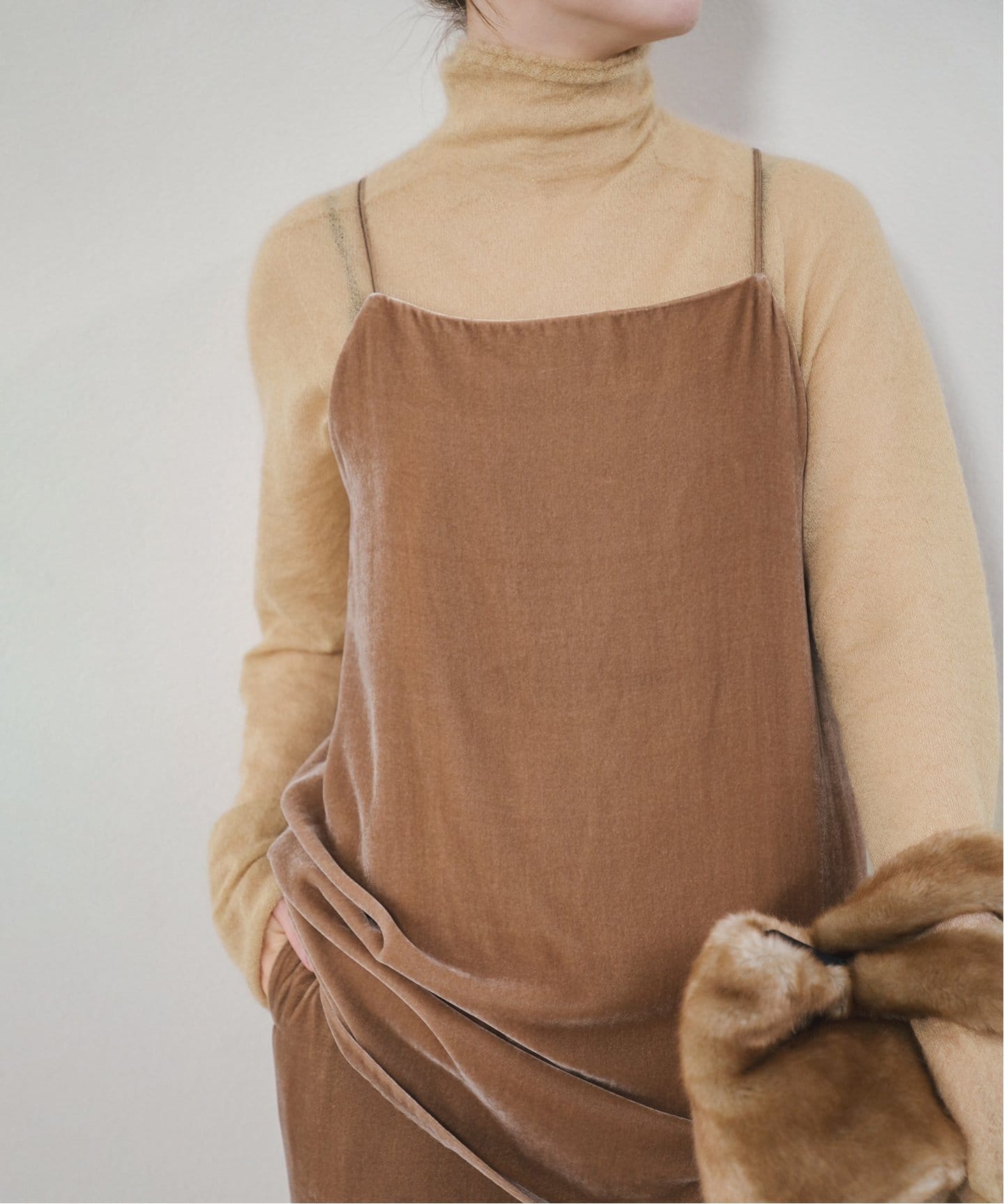 Silk Mix ベルベット キャミソール（キャミソール）｜IENA（イエナ）の