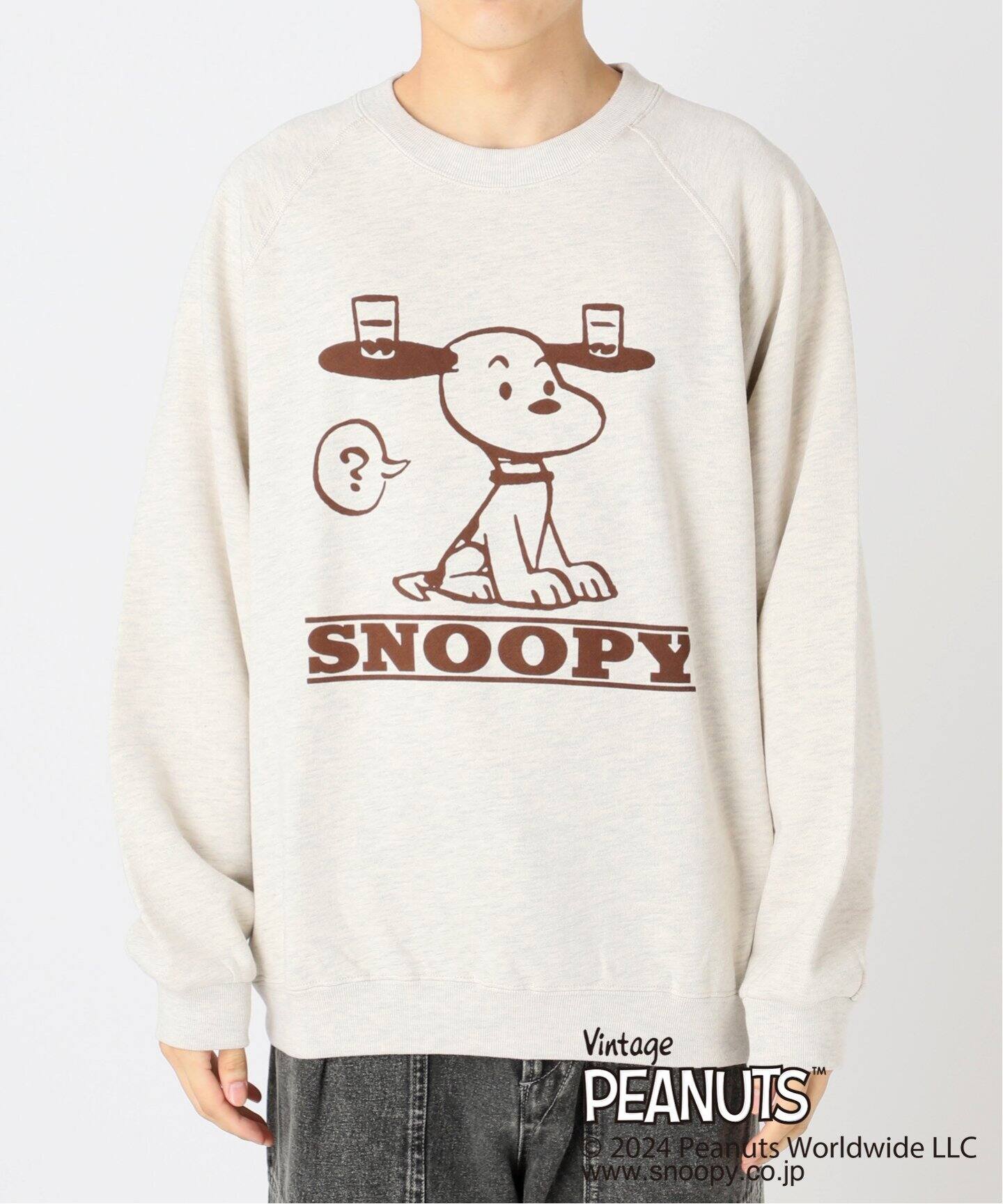 PEANUTS×SPORTS WEAR by relume 別注 プリント スウェット WINTER