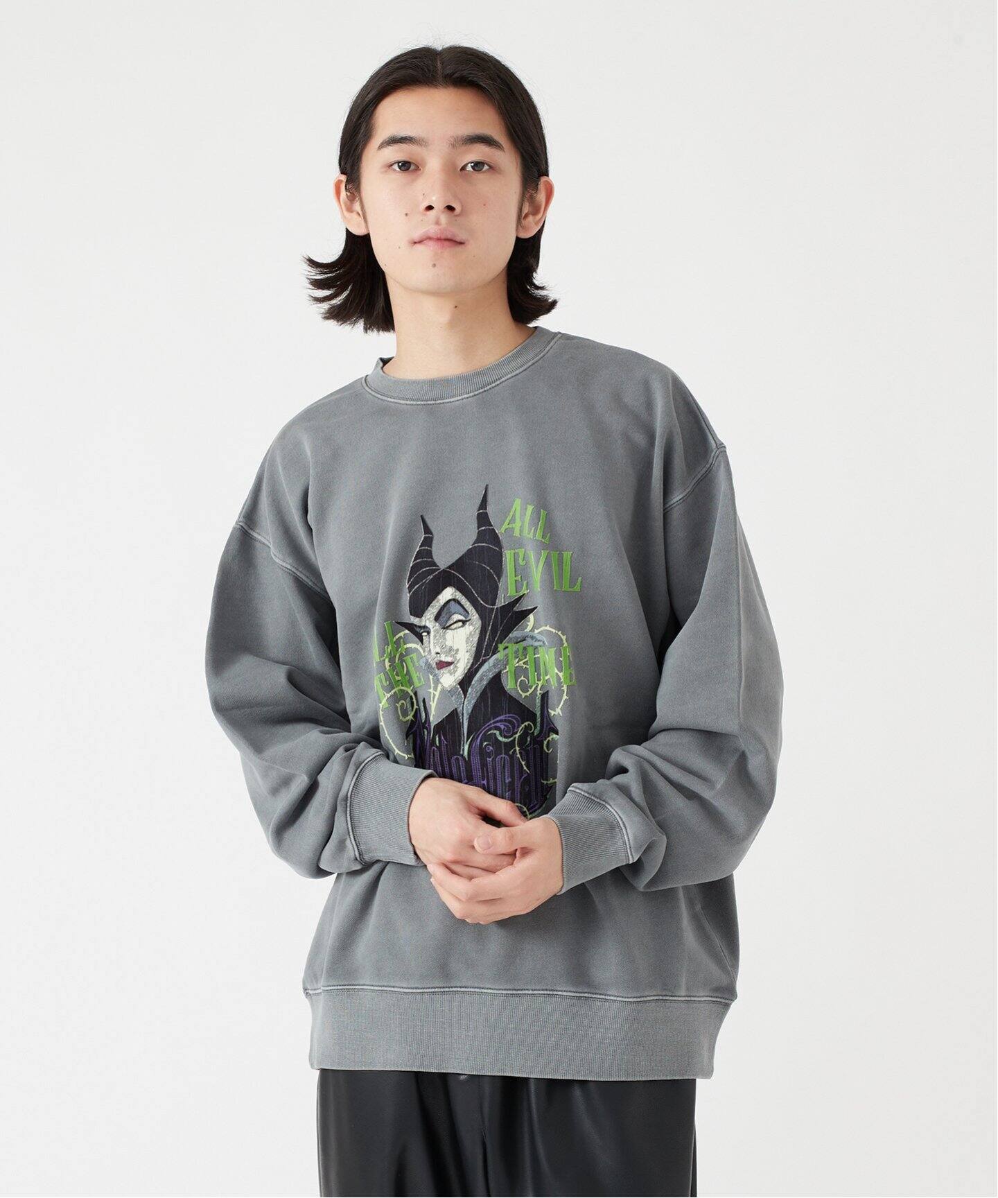 追加》【DISNEY / ディズニー】別注 ヴィランズ クルーネック