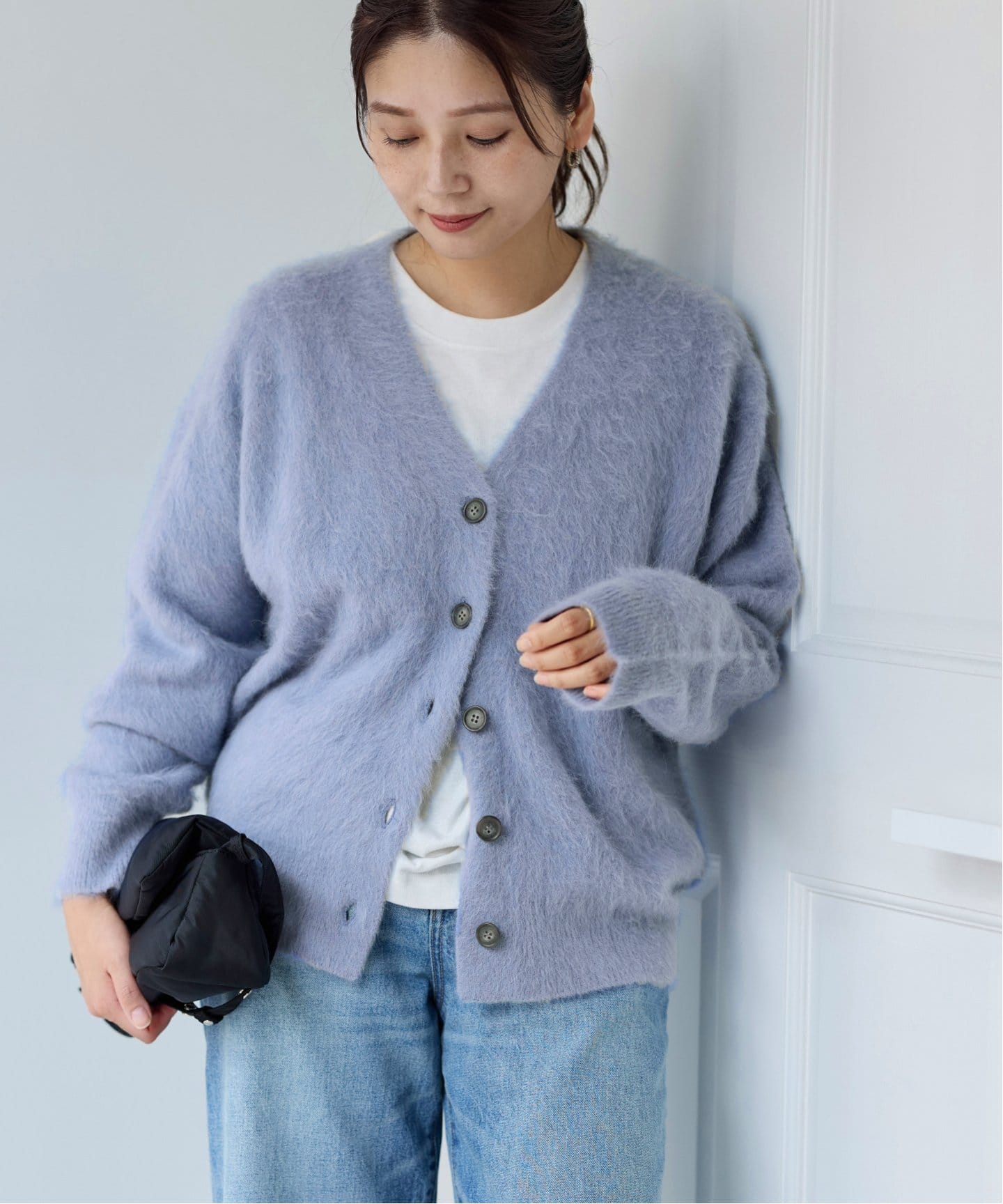 アルパカミックスファーVカーディガン（カーディガン）｜JOURNAL