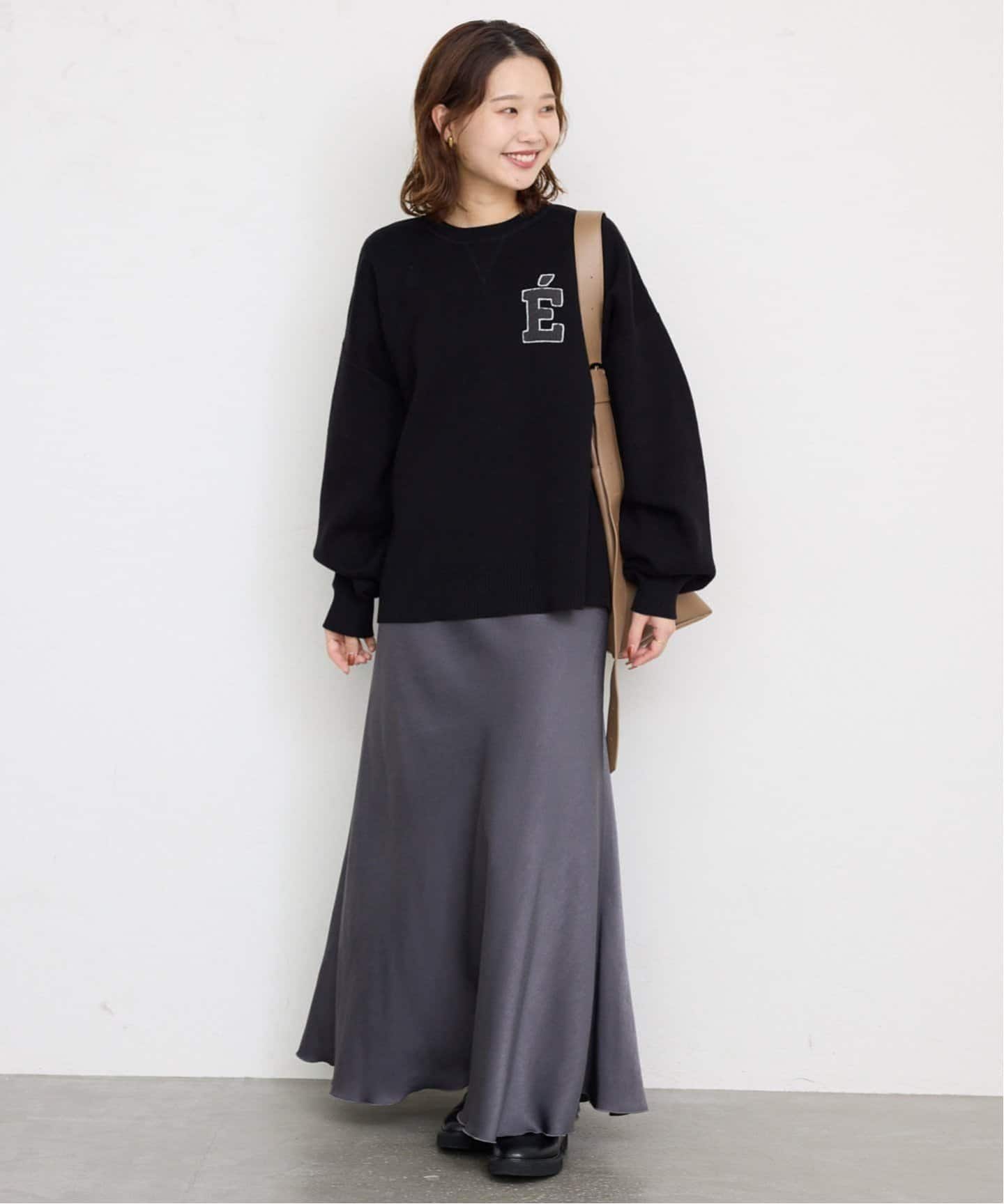 WEB限定/追加4》サガラ刺繍スウェットライクニット（ニット／セーター