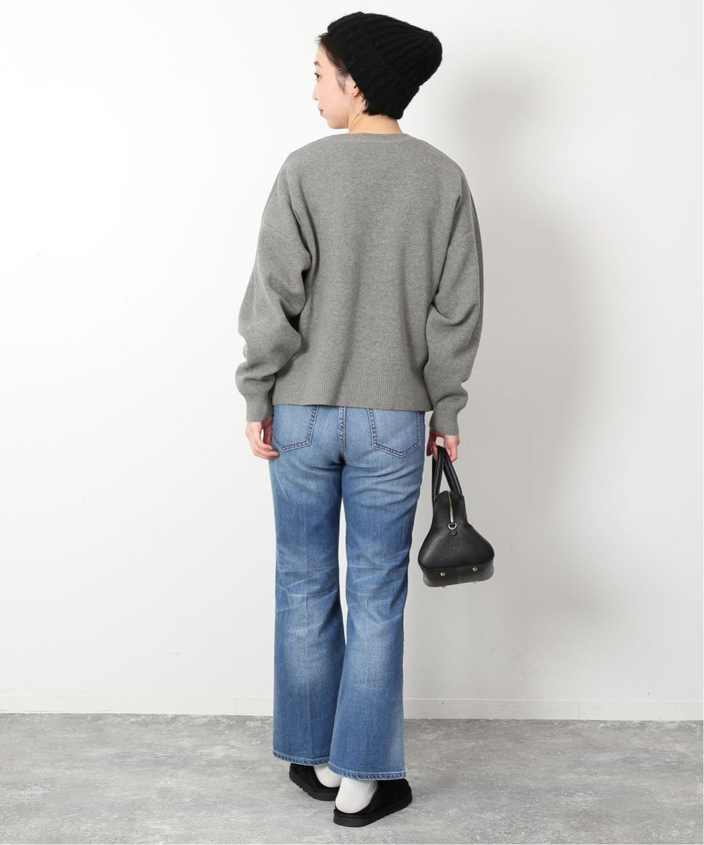 WEB限定/追加4》サガラ刺繍スウェットライクニット（ニット／セーター