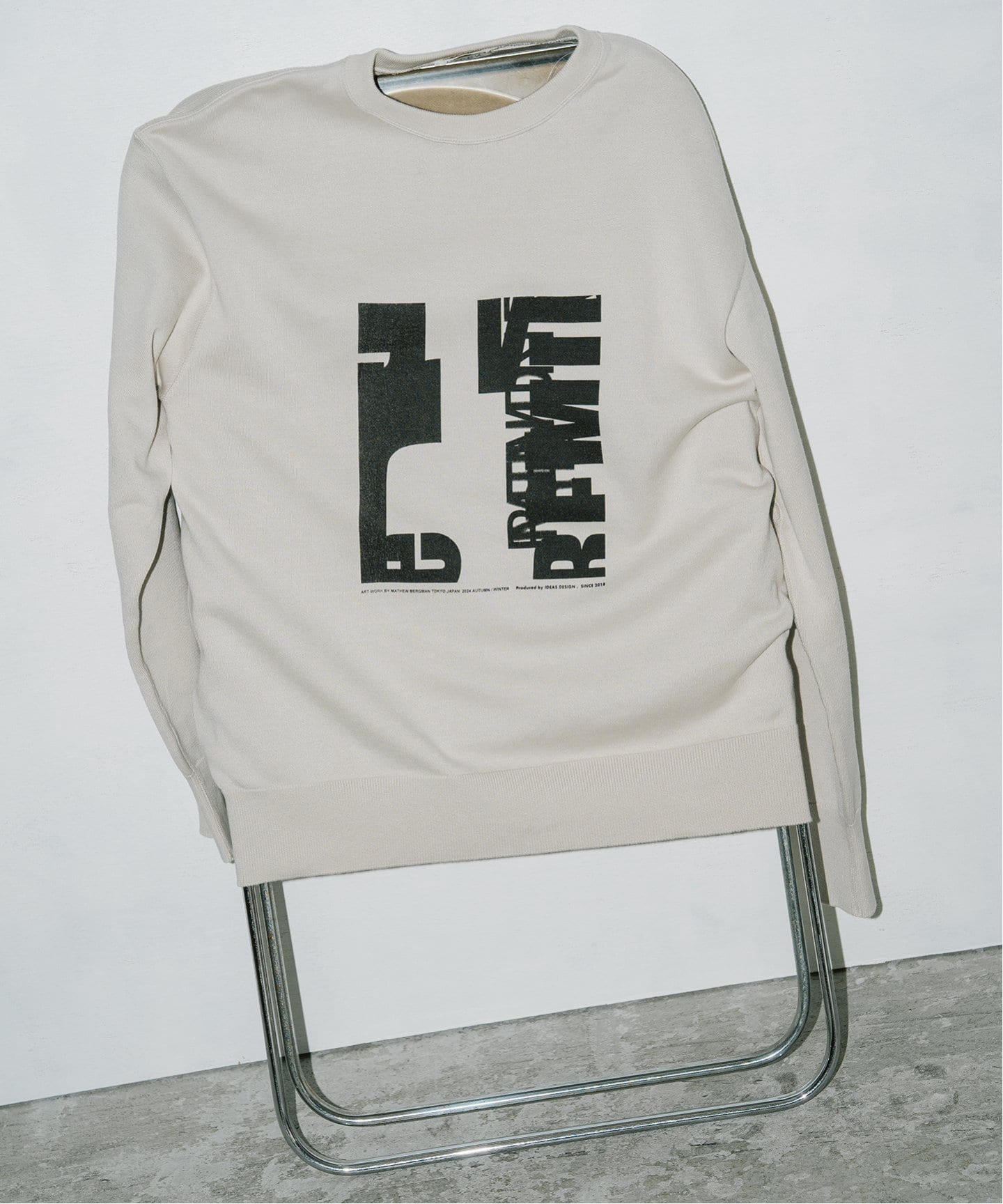 HEUGN / ユーゲン】別注 PRINTED COTTON KNIT（ニット／セーター）｜L