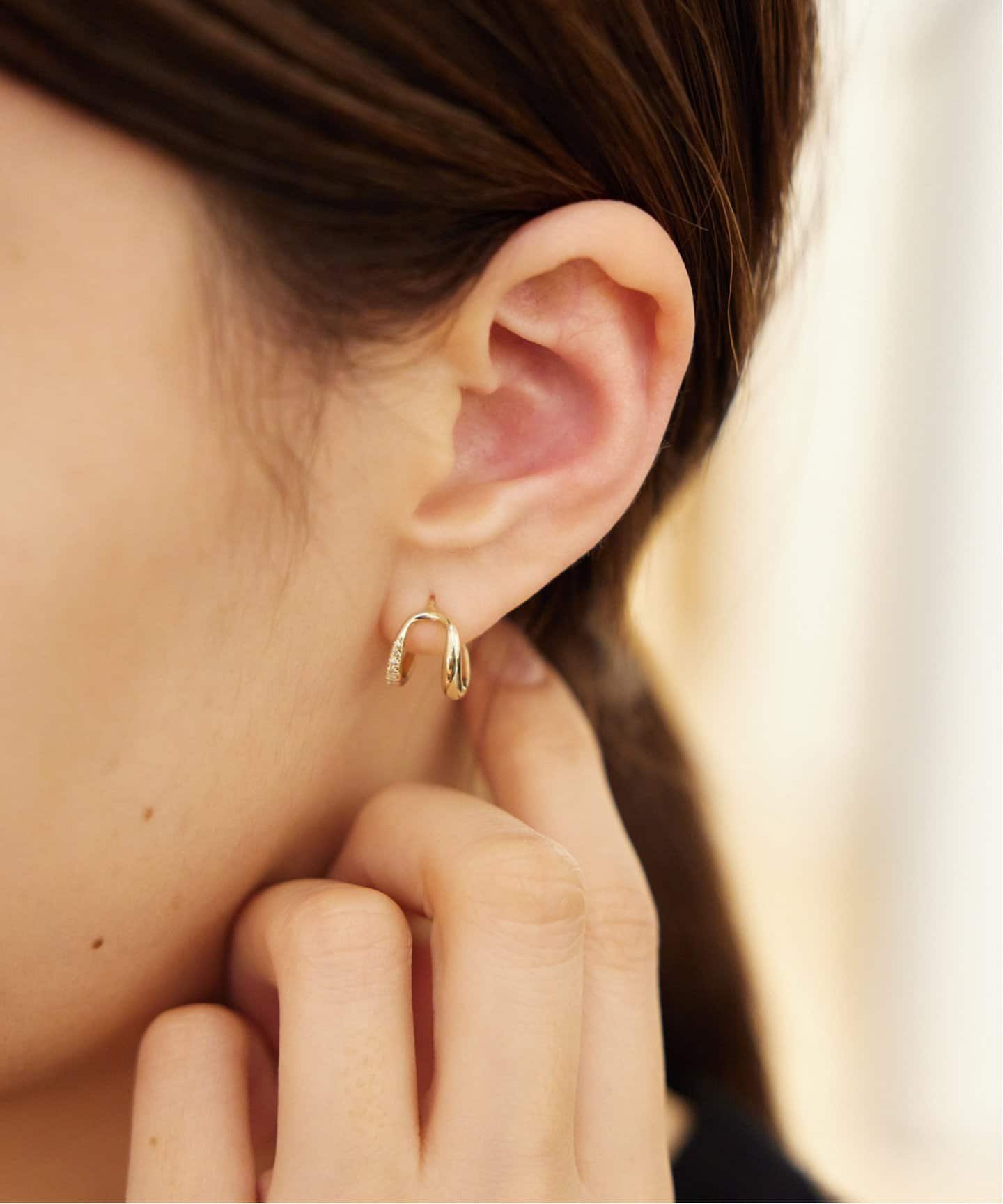 GABRIELA ARTIGAS/ガブリエラ アルティガス】TWIN TUSK PAVE ピアス