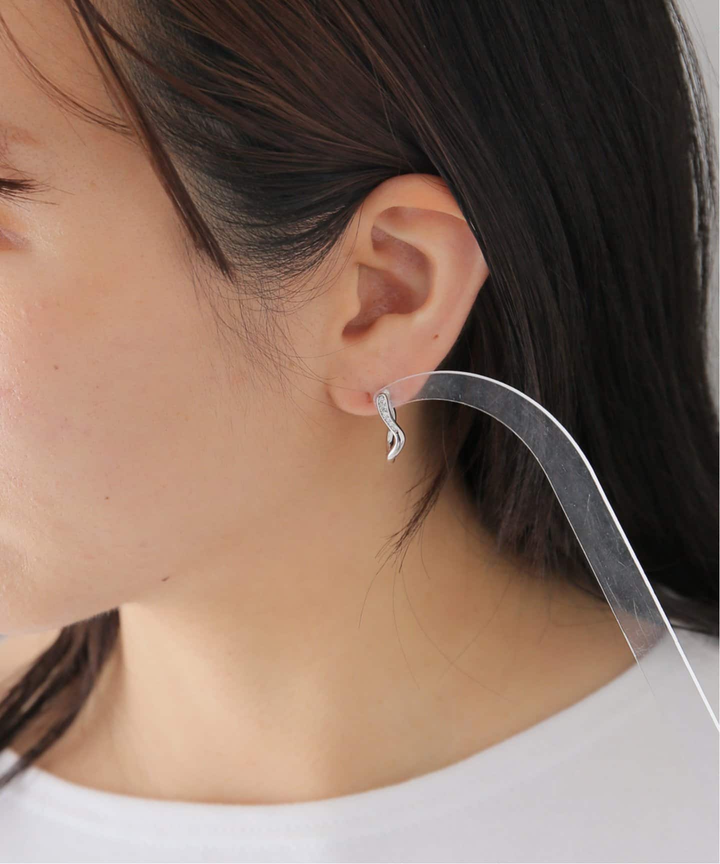 MARIA BLACK/マリアブラック】Yasmin 12 Huggie SV(LEFT)：ピアス(左耳