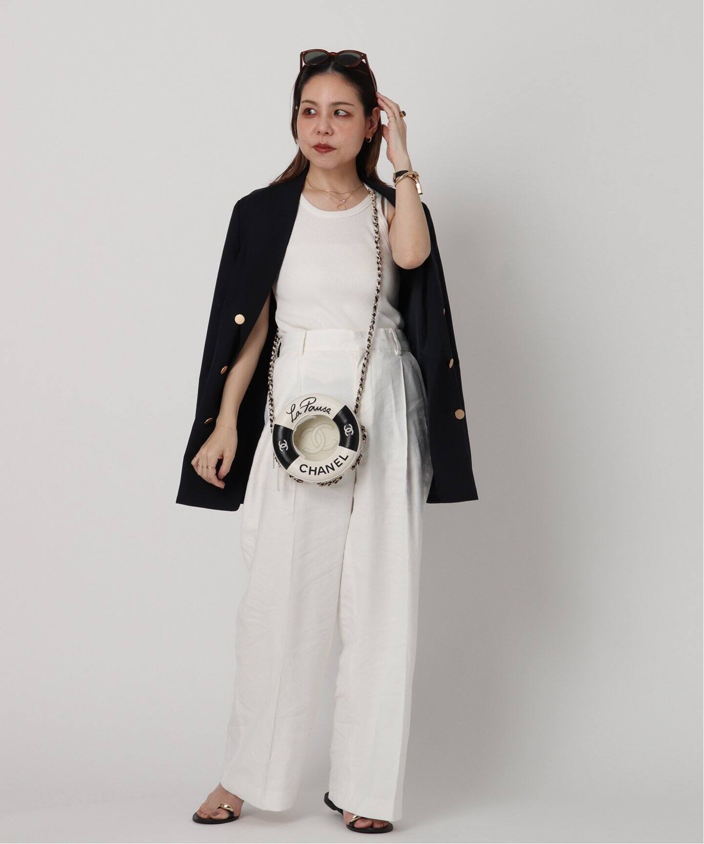 VINTAGE CHANEL/シャネル】La Pausa スモールラウンドバッグ