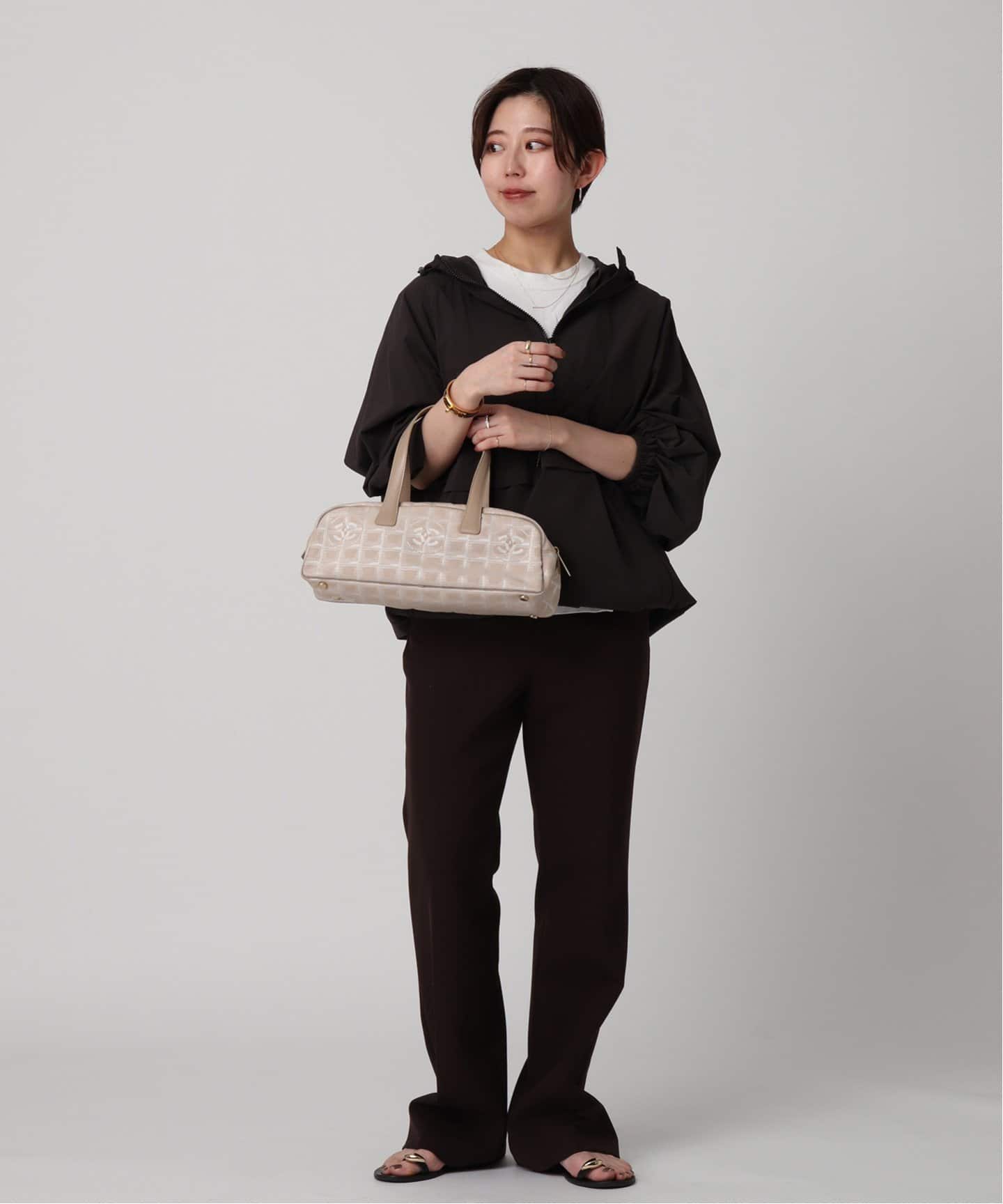 VINTAGE CHANEL/シャネル】New travel line ボストンバッグ（ボストン
