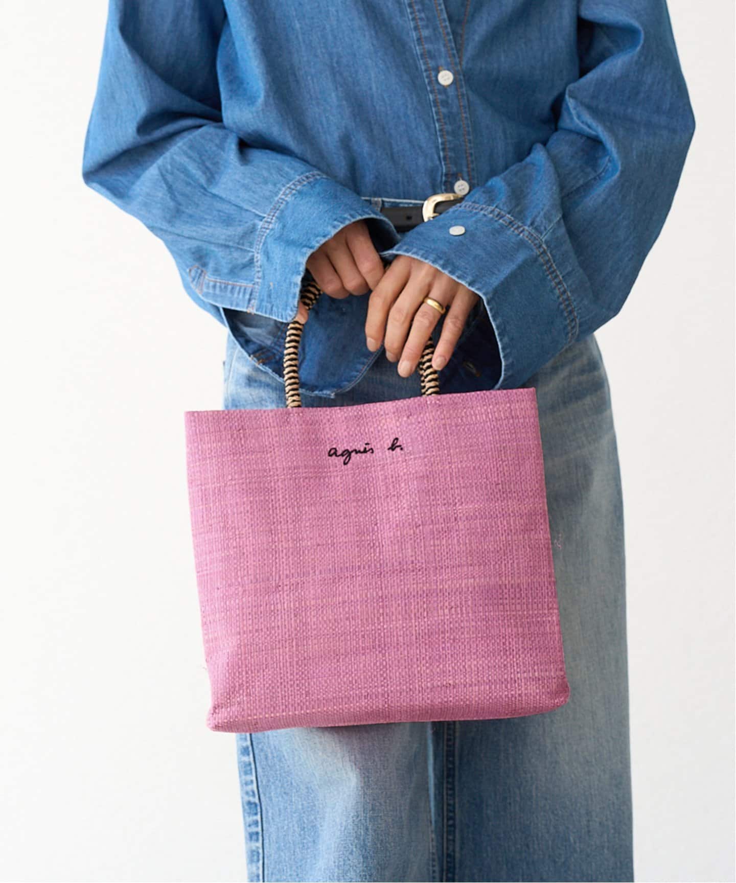 agnes b./アニエス ベー マダガスカル トートバッグ MX02-09（トート