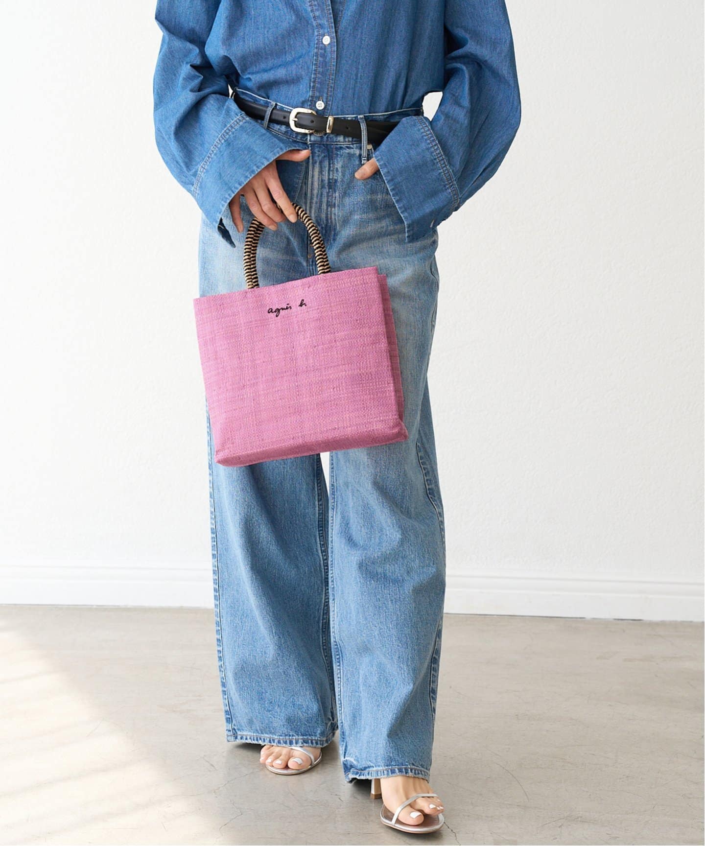 agnes b./アニエス ベー マダガスカル トートバッグ MX02-09（トート