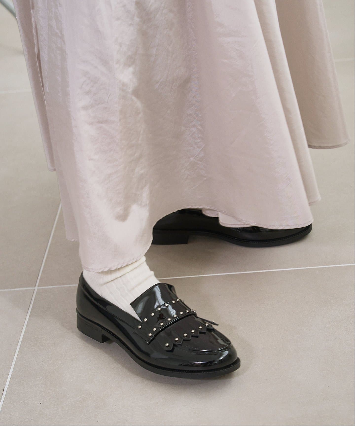 TEMPERATE/テンパレイト 別注フリンジモカ（フラットシューズ）｜LE