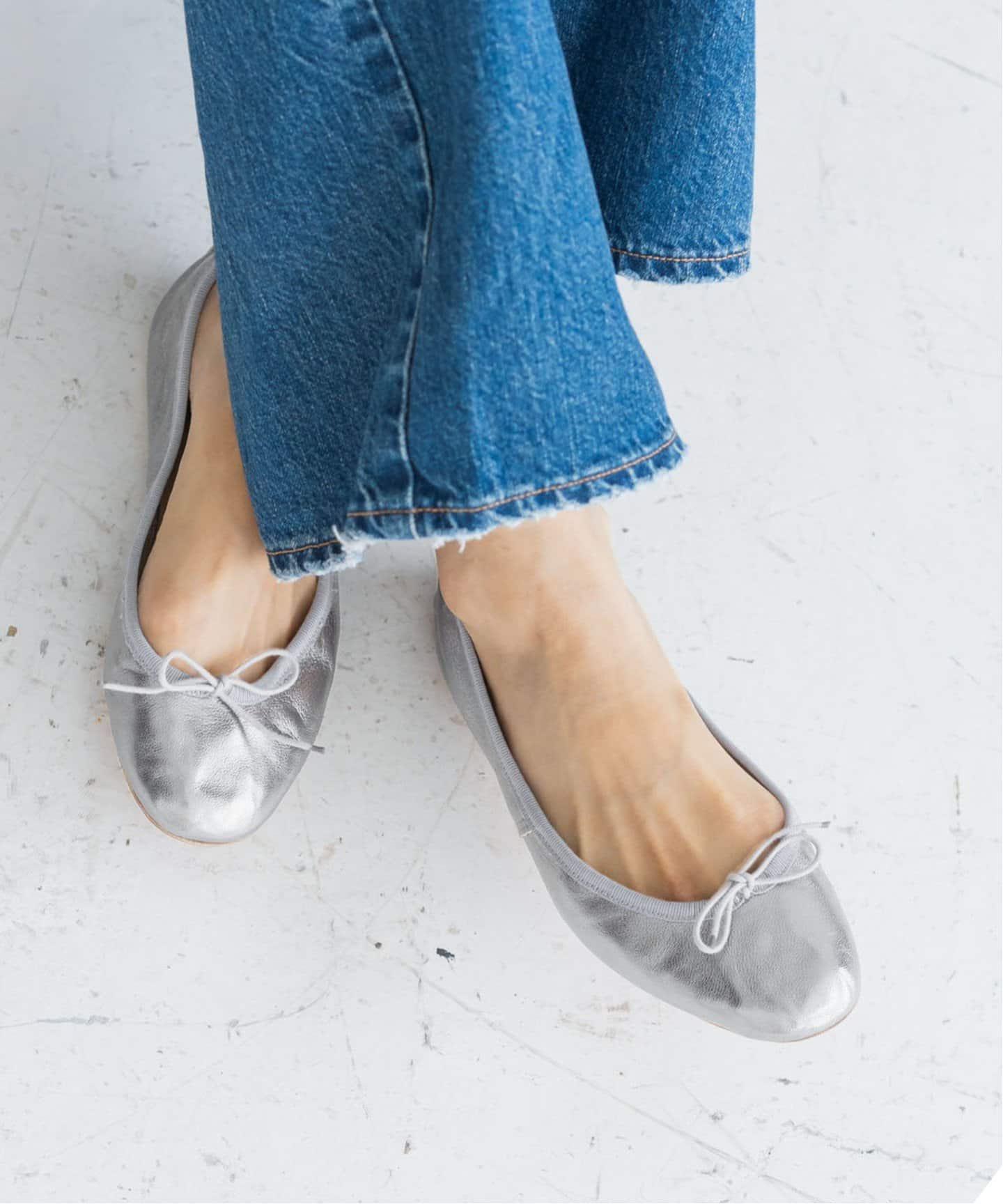 PORSELLI/ポルセリ METAL バレエシューズ（バレエシューズ）｜IENA