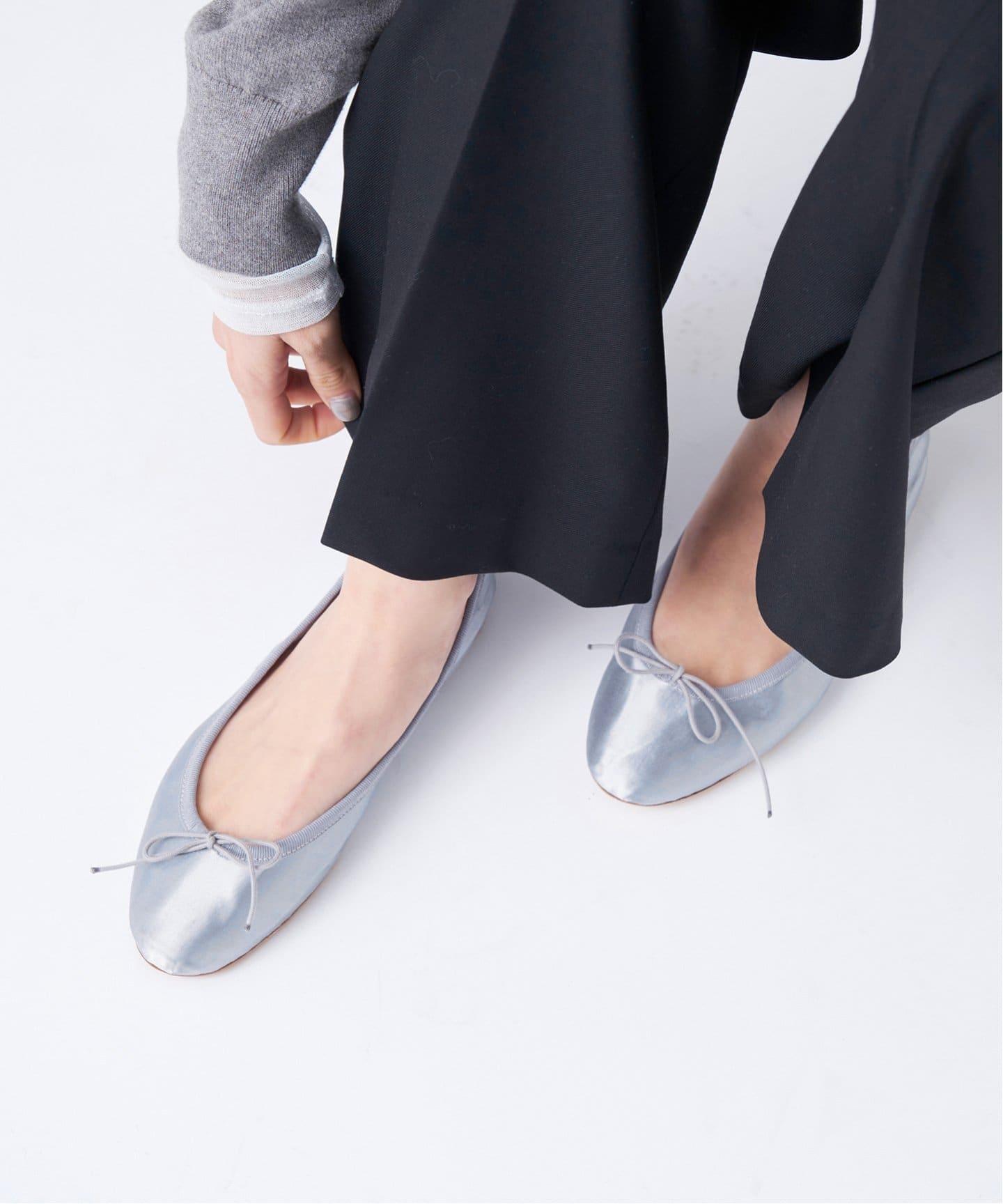 PORSELLI/ポルセリ】サテンバレエシューズ（バレエシューズ）｜IENA