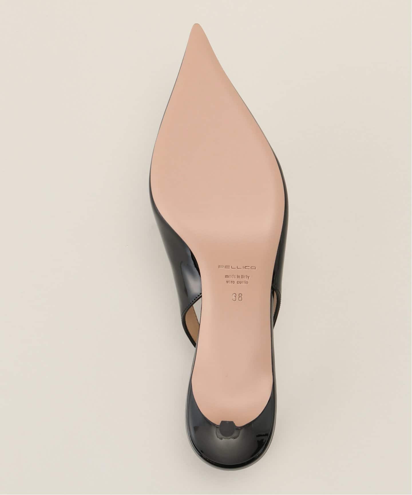 PELLICO/ペリーコ BACK SLING PATENT ミュール 3.5（その他シューズ