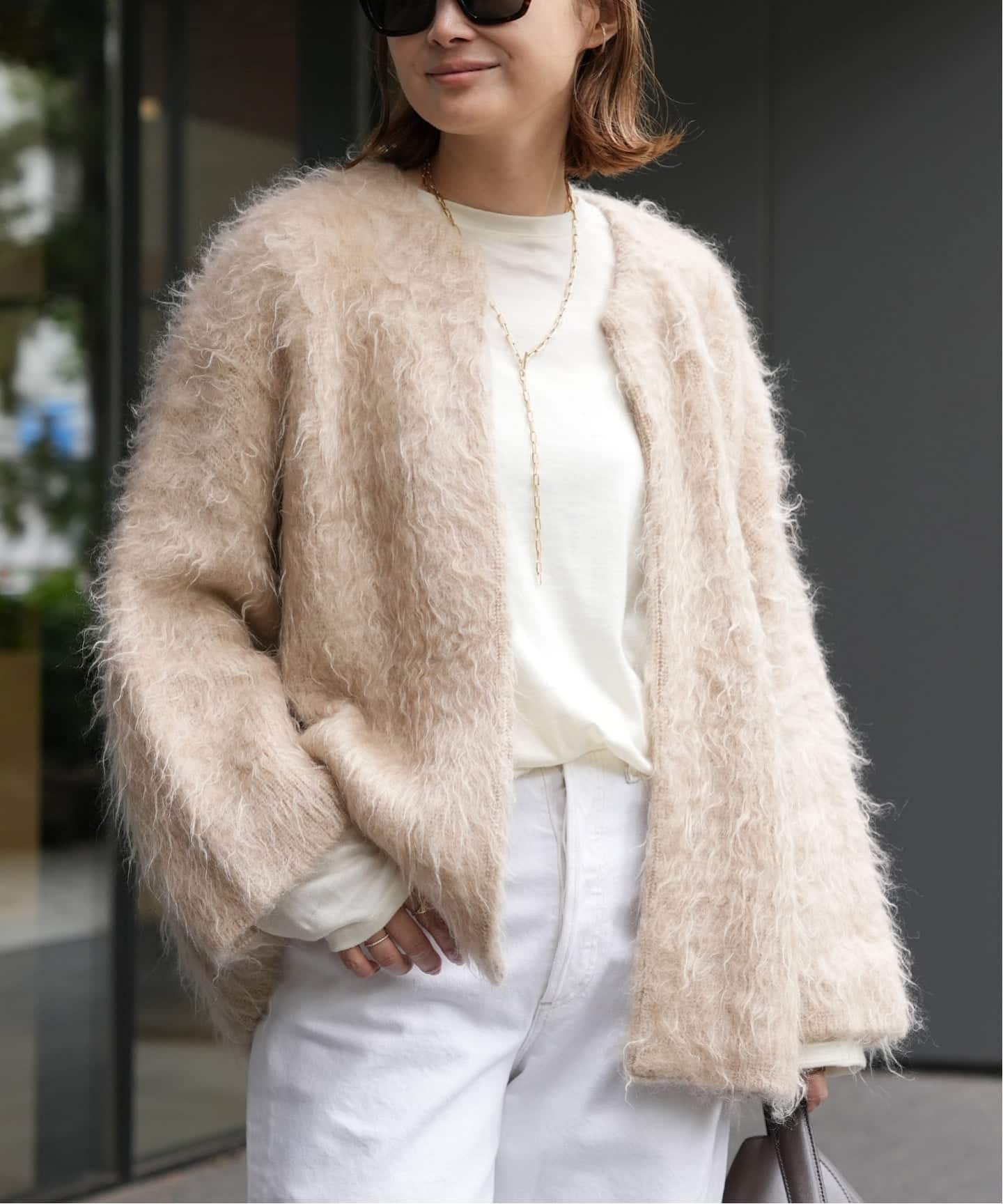 PORTMIX クルーネック カーディガン（カーディガン）｜Deuxieme Classe