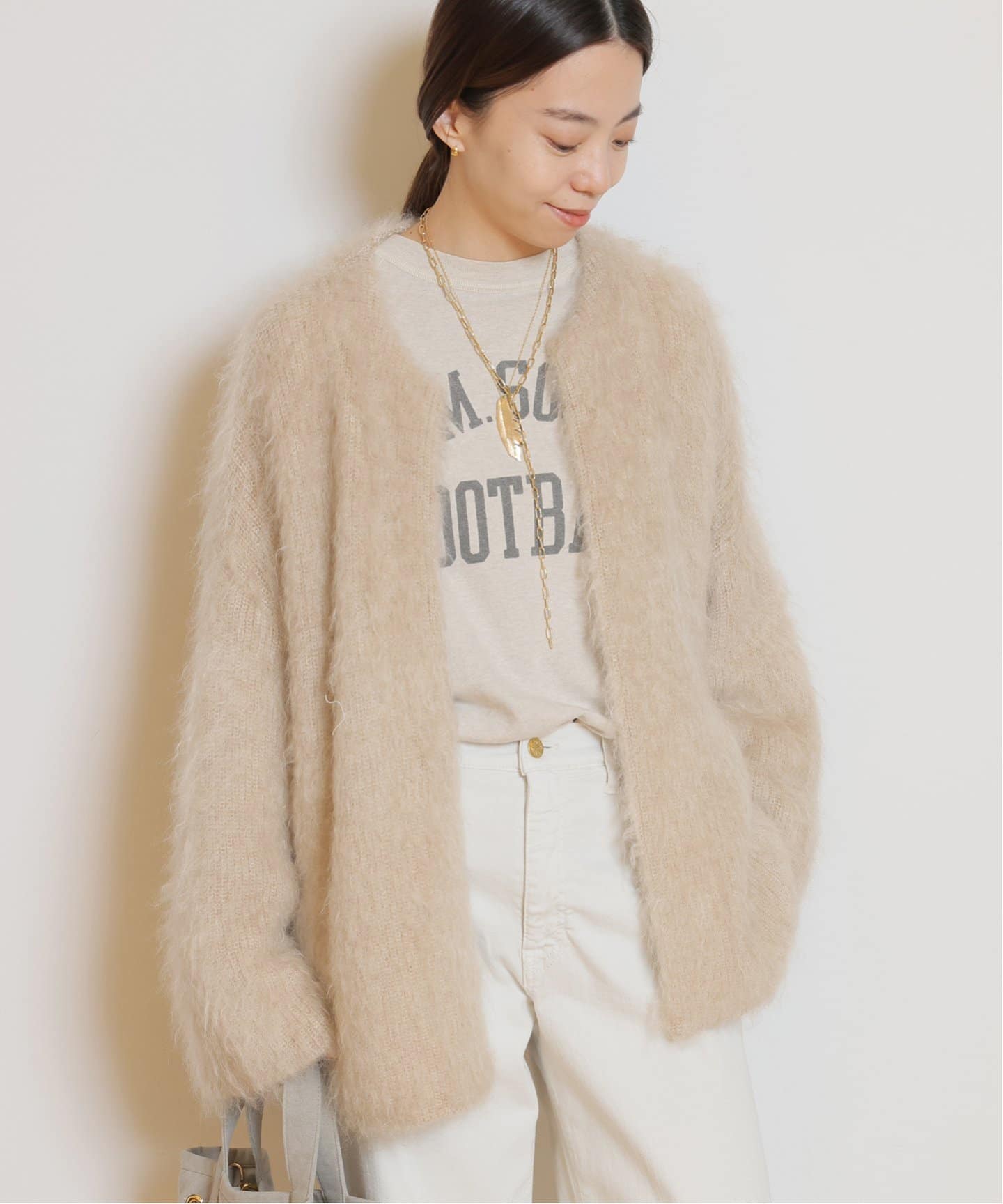 PORTMIX クルーネック カーディガン（カーディガン）｜MUSE de