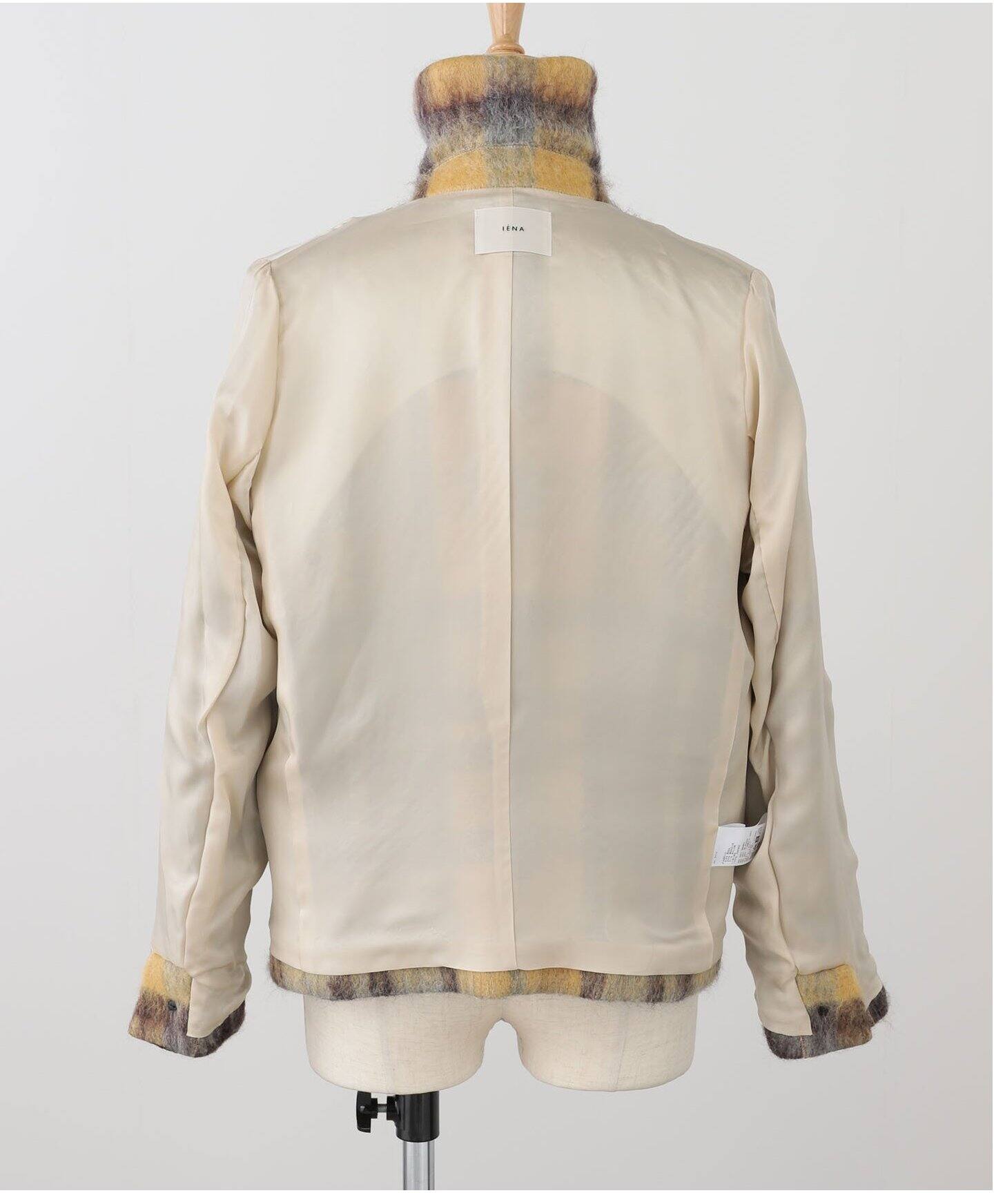 チェックシャギーショートジャコット（その他ブルゾン／アウター