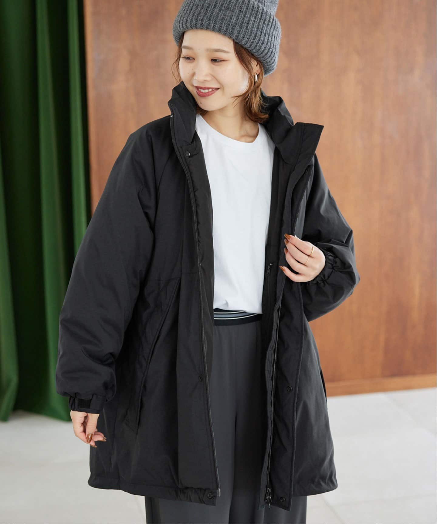 ウォッシャブル中綿モンスターパーカーブルゾン（中綿・キルティング