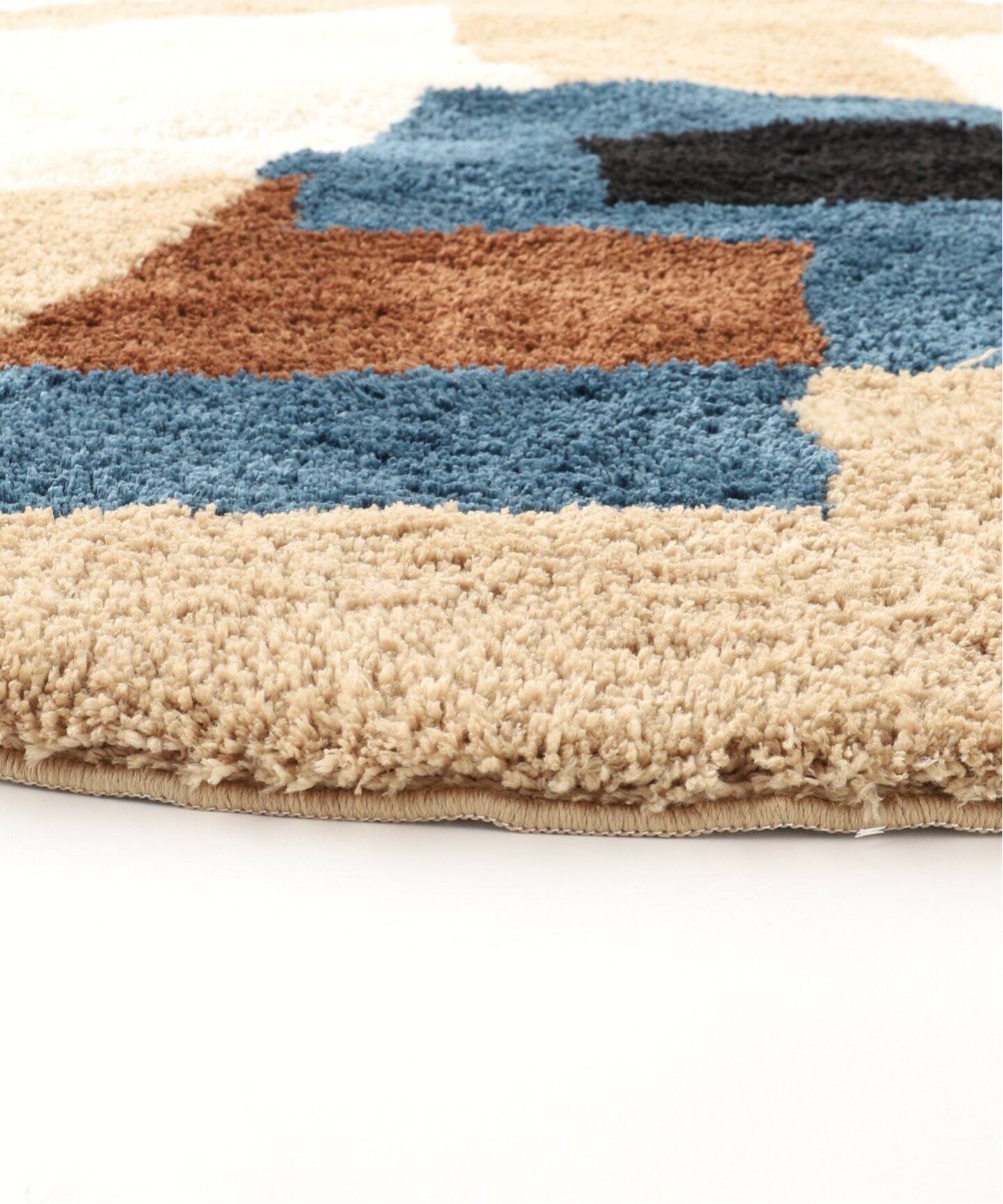 予約》GEOMETRIC RUG ROUND 140 ジオメトリックラグ（ラグ・マット